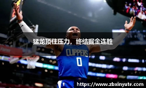 猛龙顶住压力，终结掘金连胜