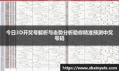 今日3D开奖号解析与走势分析助你精准预测中奖号码